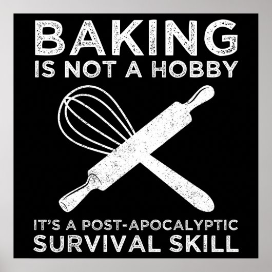 Poster La cuisson n'est pas un passe-temps C'est une comp (Devant)