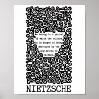La CULTURE est en danger citation de Nietzsche