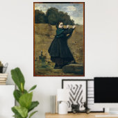 Poster La Curieuse Petite Fille (Bureau à domicile)