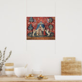 Poster La Dame à la licorne, A mon seul désir (Cuisine)