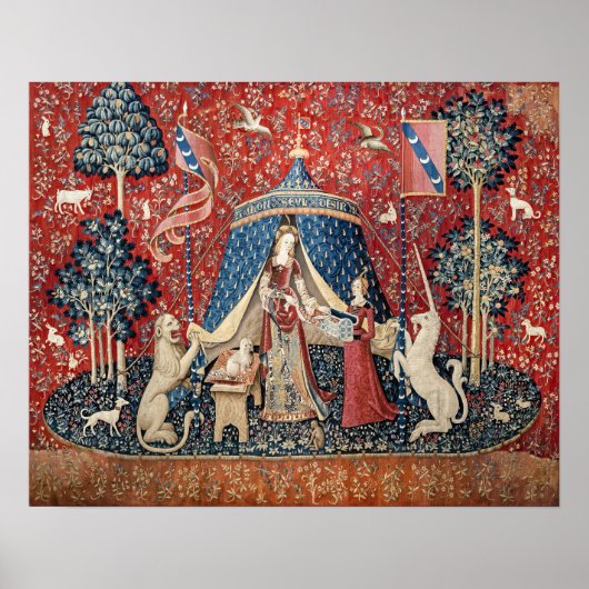 Poster La Dame à la licorne, A mon seul désir (Devant)