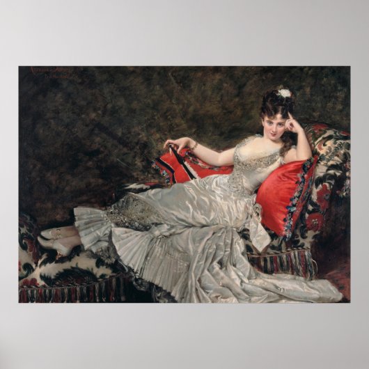 Poster La Dame à Poise (Devant)