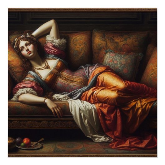 Poster La dame au repos (Devant)