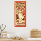 Poster La Dame Aux Camelias ~ Alphonse Mucha (Cuisine)