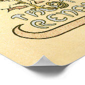 Poster La Dame Aux Camelias Sarah Bernhardt Annonce Vinta (Coin)