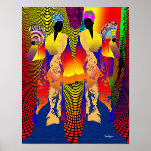 Poster La dame créole haïtienne