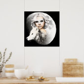 Poster La Dame de la Lune (Cuisine)