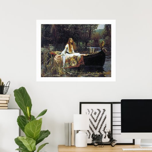 Poster La Dame de Shallot (Bureau à domicile)