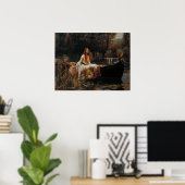 Poster La Dame de Shallot par Waterhouse (Bureau à domicile)