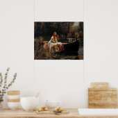 Poster La Dame de Shallot par Waterhouse (Cuisine)