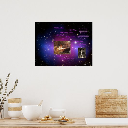 Poster La Dame de Shalott (Cuisine)