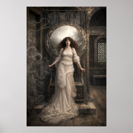 Poster La Dame de Shalott (Devant)