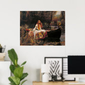Poster La Dame de Shalott (Bureau à domicile)