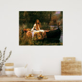 Poster La Dame de Shalott (1888) ~ Belle toile d'art (Cuisine)