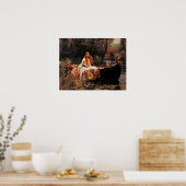 Poster La Dame de Shalott John William Waterhouse (Cuisine)