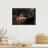 Poster La Dame de Shalott par John William Waterhouse (Cuisine)