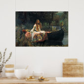 Poster La Dame de Shalott, par John William Waterhouse (Cuisine)