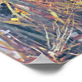 Poster La Dame de Shalott, peinture Art Nouveau (Coin)