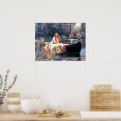 Poster La Dame de Shalott, peinture Art Nouveau (Cuisine)