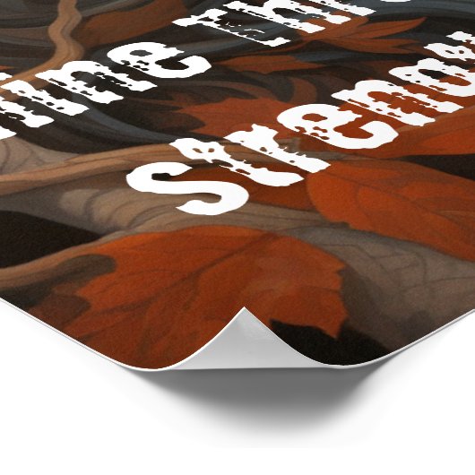 Poster La Dame des Feuilles (Coin)