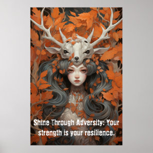 Poster La Dame des Feuilles