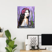 Poster La dame du lac Peinture de contes de fées (Bureau à domicile)