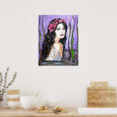 Poster La dame du lac Peinture de contes de fées (Cuisine)