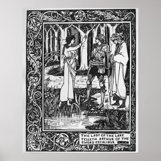 Poster La Dame du lac telleth Arthur (Devant)