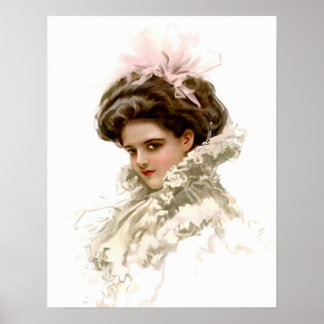 Poster La Dame en profil