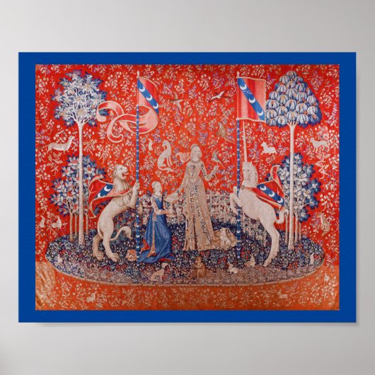 Poster La Dame et la licorne / Goût (Devant)