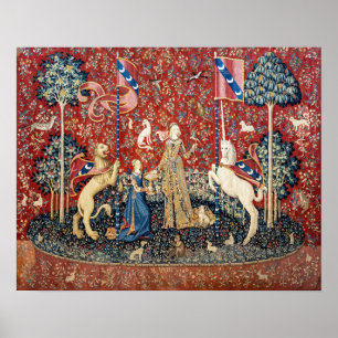 Poster La Dame et la Licorne, Le Goût