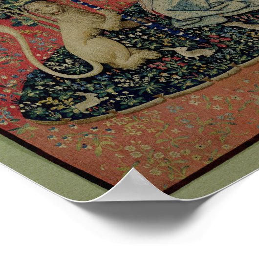 Poster La Dame et la licorne : 'Vue' (Coin)