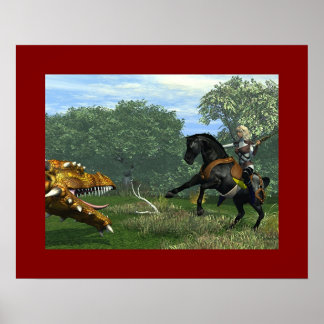 Poster La Dame et le Dragon