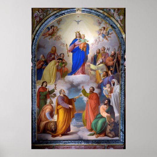 Poster La Dame et les Saints (Devant)