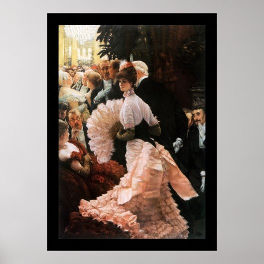 Poster La dame politique par James Tissot (Devant)