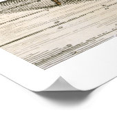 Poster La dame portant une négligée, du Costume Parisien, (Coin)