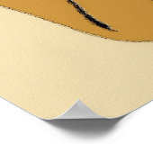 Poster La Dame sur la plage (Coin)