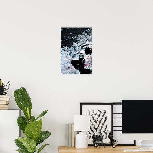 Poster la danse (Bureau à domicile)