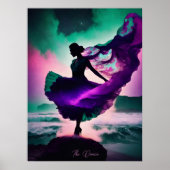 Poster La danse AI Imaginaire Art numérique Imprimer Cosm (Devant)