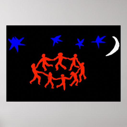 Poster La Danse ~ Art Moderne (Devant)