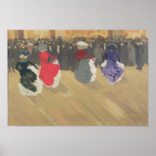 Poster La danse de femmes Pouvoir-Peut