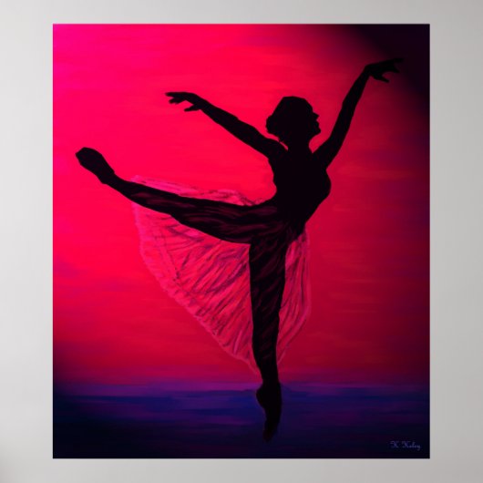 Poster La Danse de la lumière au coucher du soleil (Devant)