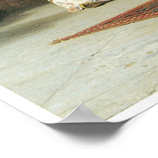 Poster La Danse de l'abeille dans le Harem, 1863 (Coin)