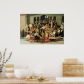 Poster La Danse de l'abeille dans le Harem, 1863 (Cuisine)