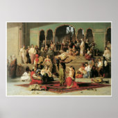 Poster La Danse de l'abeille dans le Harem, 1863 (Devant)