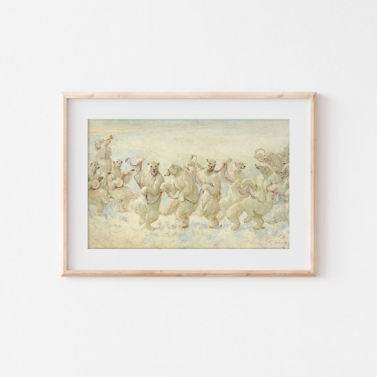 Poster La danse de l'ours polaire | Frederick Stuart Chur