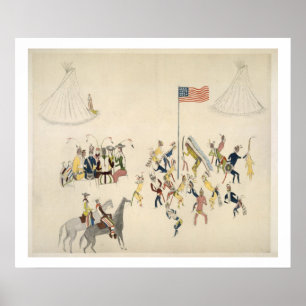 Poster La danse de Shoshone a participé dedans seulement