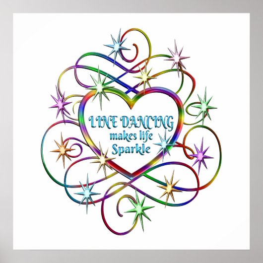 Poster La Danse En Ligne Favorise La Vie (Devant)