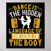 Poster La Danse Est La Langue Cachée De L'Âme (Devant)