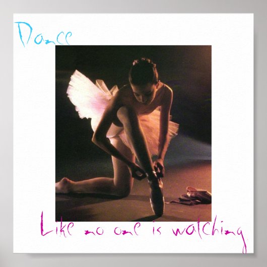 Poster La danse est la vie (Devant)